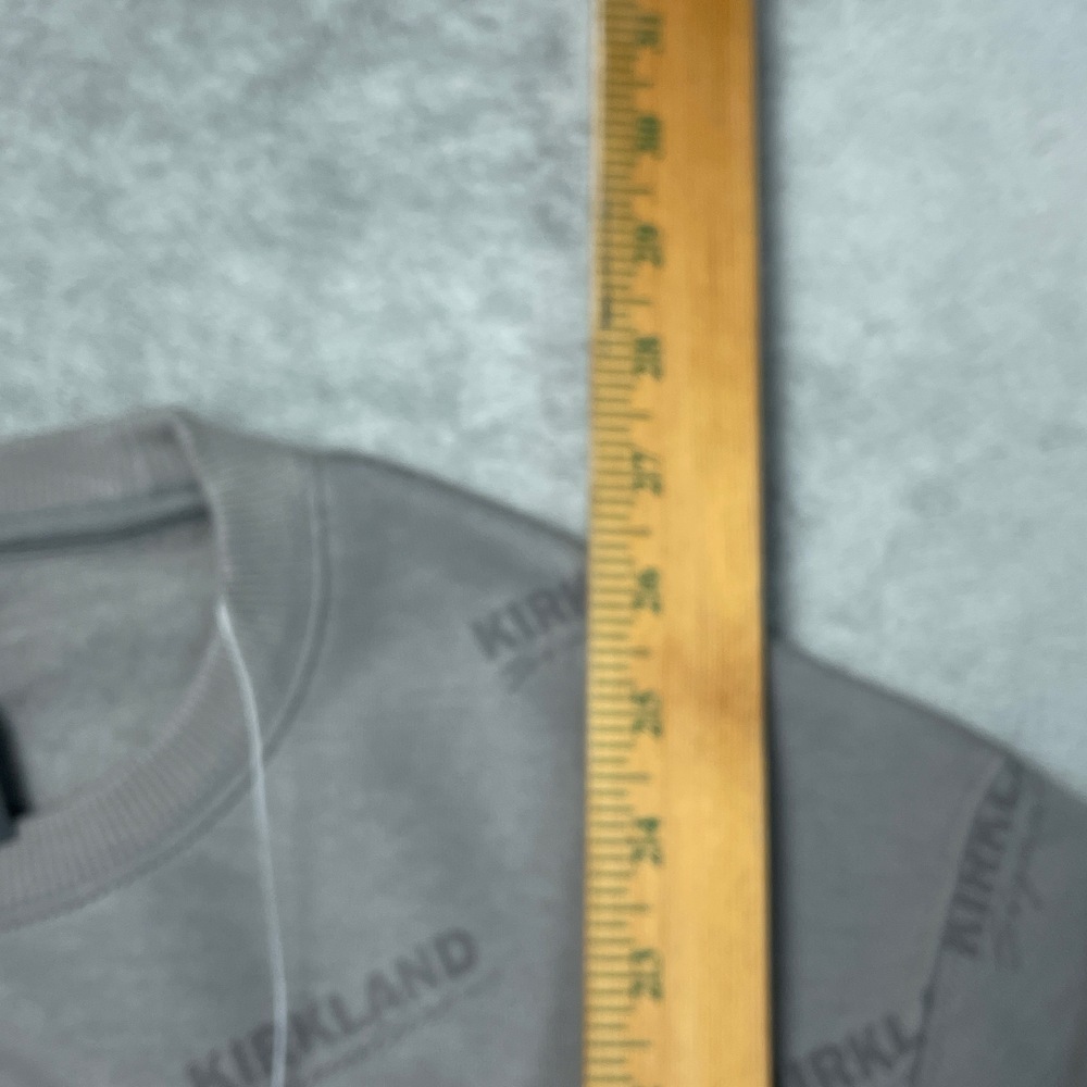 Kirkland Signature Unisex M Crewneck Sweatshirt Gray H0938 - Picture 4 of 11